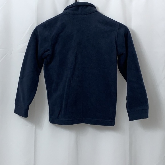 Boys Columbia Full Zip Navy Fleece Jacket Size XS EUC - Picture 4 of 6